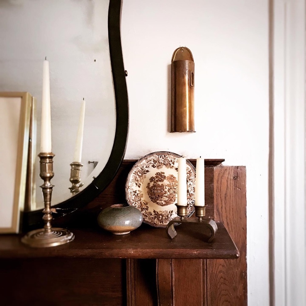 Vintage Fireplace Matchstick Holder